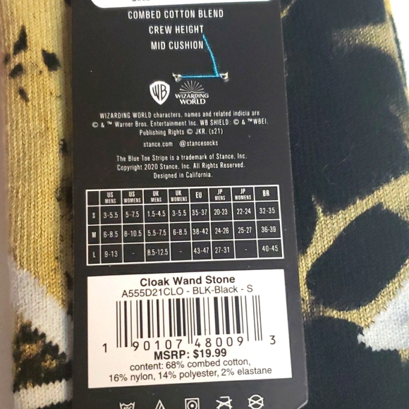 STANCE - HARRY POTTER "Wizarding World" Casual Socks. - Picture 4 of 9